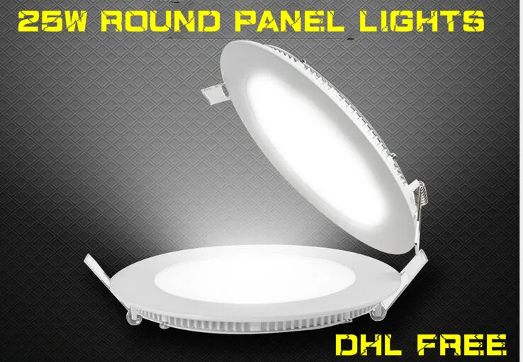 

HOT!25W LED Ceiling Downlight Super Bright LED Panel Light with driver 85-265V Warm White/Cold White LED indoor Light 10pcs DHL
