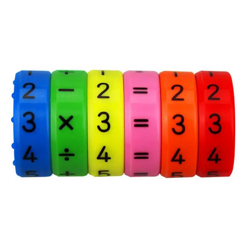

Children's Magic Axis Magnetic Arithmetic Learner DIY Assembled Puzzle Child Intelligence Development Rotating Math Tools