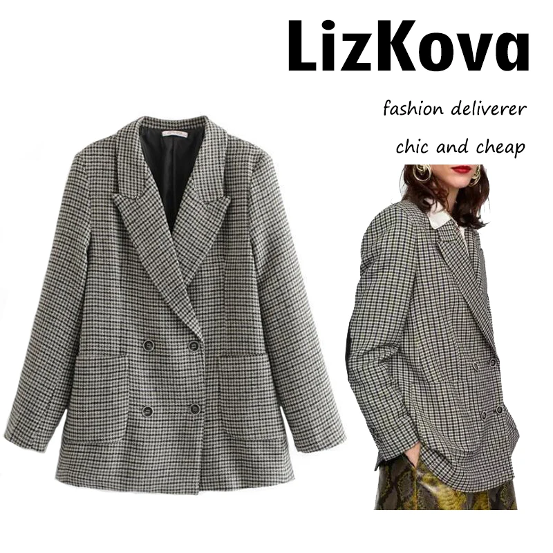 Aliexpress.com : Buy Chic Notched Collar Contrast color