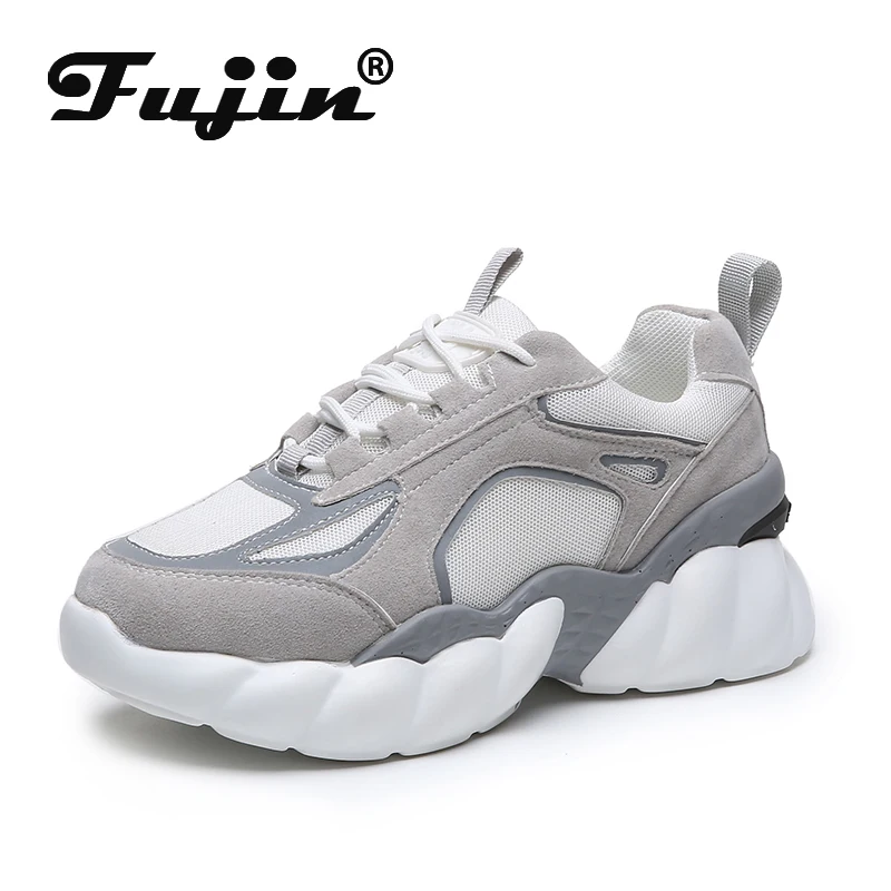 

Fujin Designer Shoes Women Sneakers New Shoes Female 2019 Autumn Causal Shoes Fashion Thick Bottom Breathable Platform Shoes