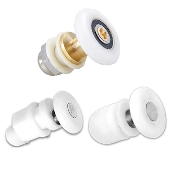 

Set of 8 Single Shower Door Rollers/Runners/Wheels/Pulley Diameter 20mm/22mm/23mm/25mm/27mm . 8pcs/lot