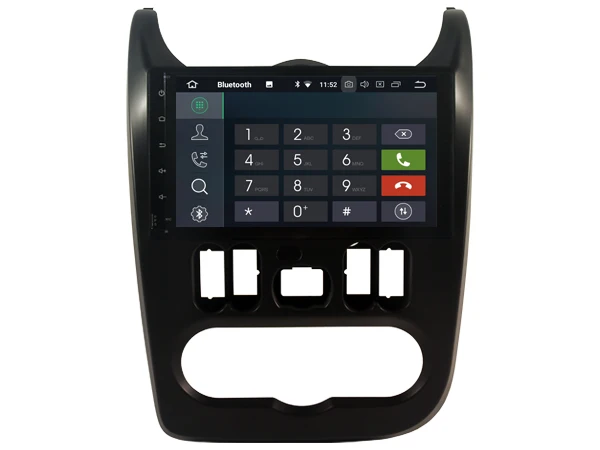 Discount touch screen OTOJETA Android 9.0 car dvd player FOR RENAULT DUSTER 2012 HU car accessories gps Multimedia radio tape recorder 4