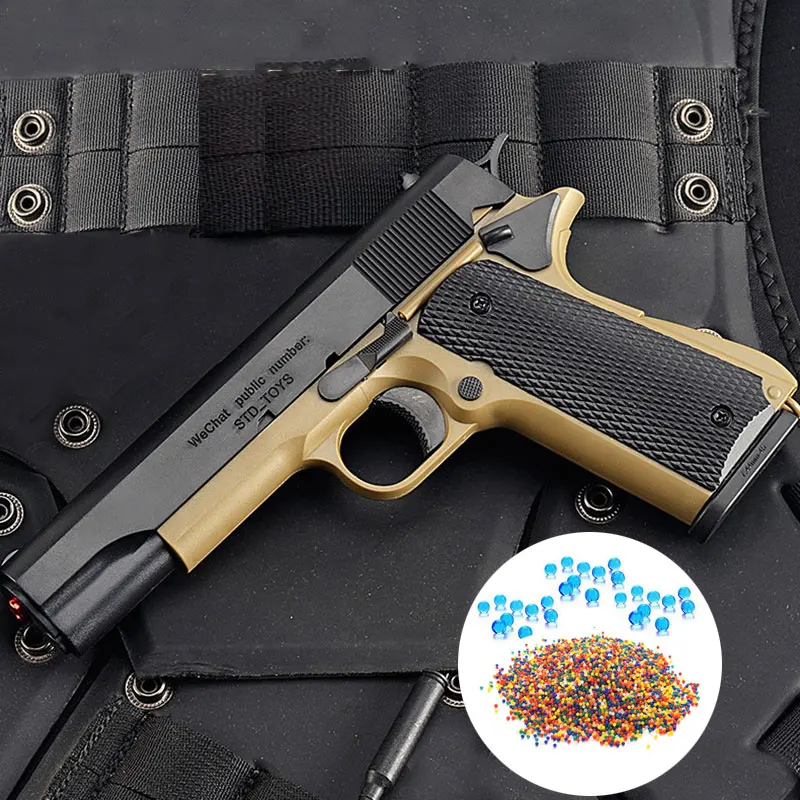 

Plastic M1911 Water Bullet Gun Toy For Children Boys Sniper Rifle Pistol Orbeez Paintball Outdoor Toys Shooting Gun Kids Gifts