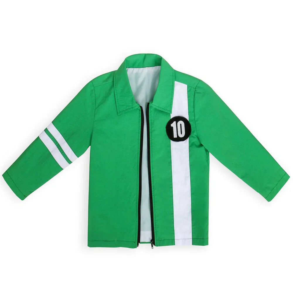Ben 10 Alien Force Boys' Jacket for Cosplay - Benjamin Kirby Tennyson Ten Ben10 Race Against Time Halloween Costume image 3