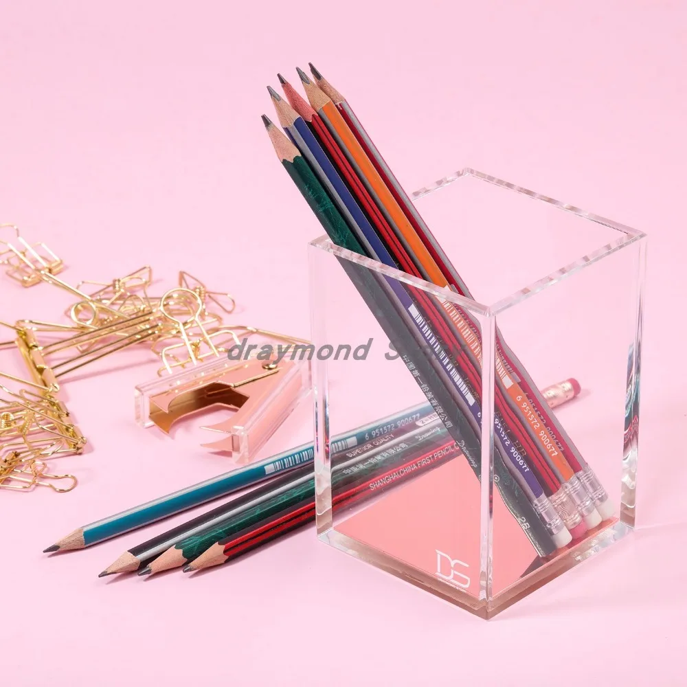 Премиум акриловый и розовый золотой карандаш/комплект для органайзер для ручек