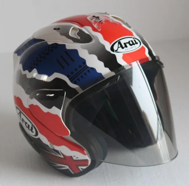 Топ Горячая Араи R3 шлем мотоциклетный шлем с открытым лицом шлем-каска для мотокросса Размеры: S M L XL XXL, Capacete - Цвет: Серебристый