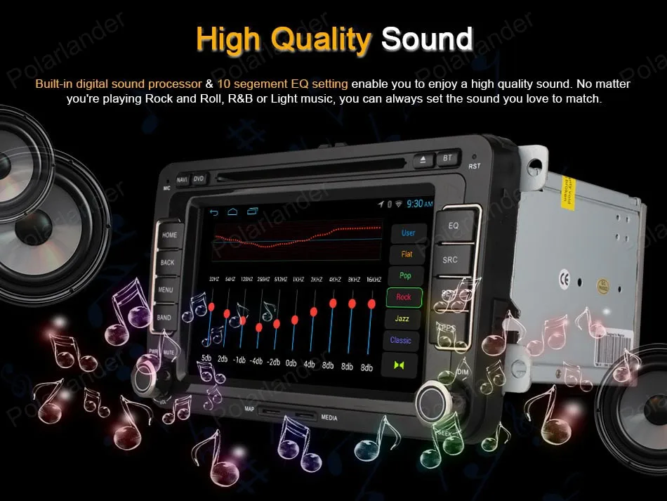 Best Android4.4 Car DVD For VW passat jetta polo golf Quad Core FM AM GPS radio support wifi 3G BT GPS DAB+ DVR TPMS DTV OBDII 13