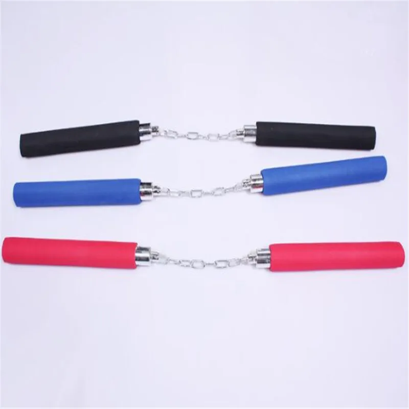 1 шт. Nunchakus пена для Тхэквондо Кунг фу нунчаки занятий боевыми искусствами черный