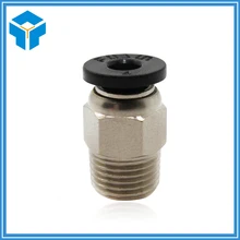 3D Printer V6 J-head Pneumatic Connectors PC4-01 1.75mm PTFE Tube quick coupler, j-head Fittings Reprap Hotend Fit