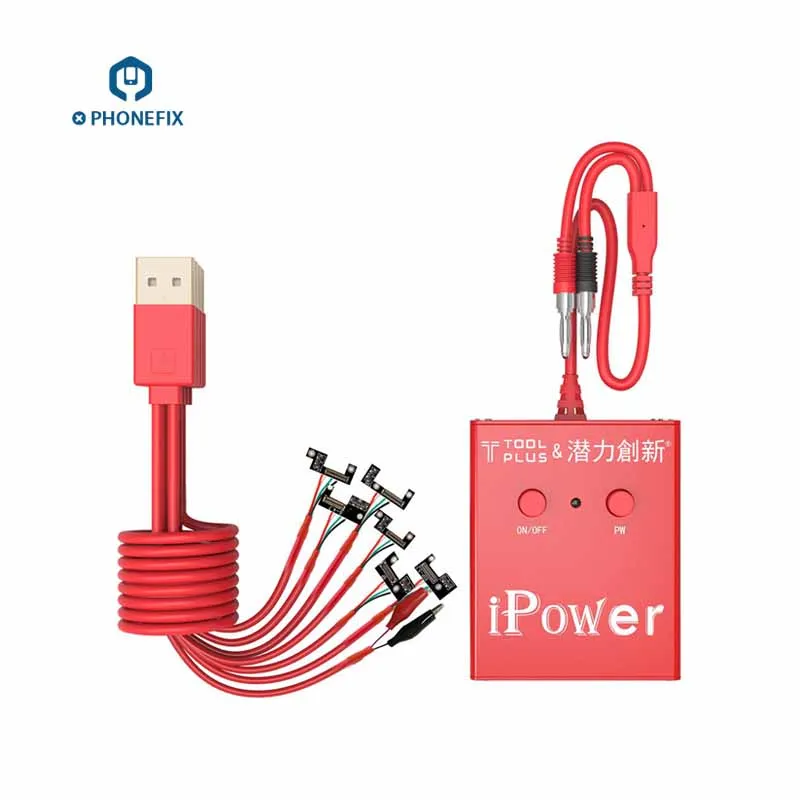 

iPower Pro One key Boot Cable power supply Test Cable With ON OFF Switch for iPhone 6 6P 6SP 7 7P 8 8P X DC Power Supply Cable