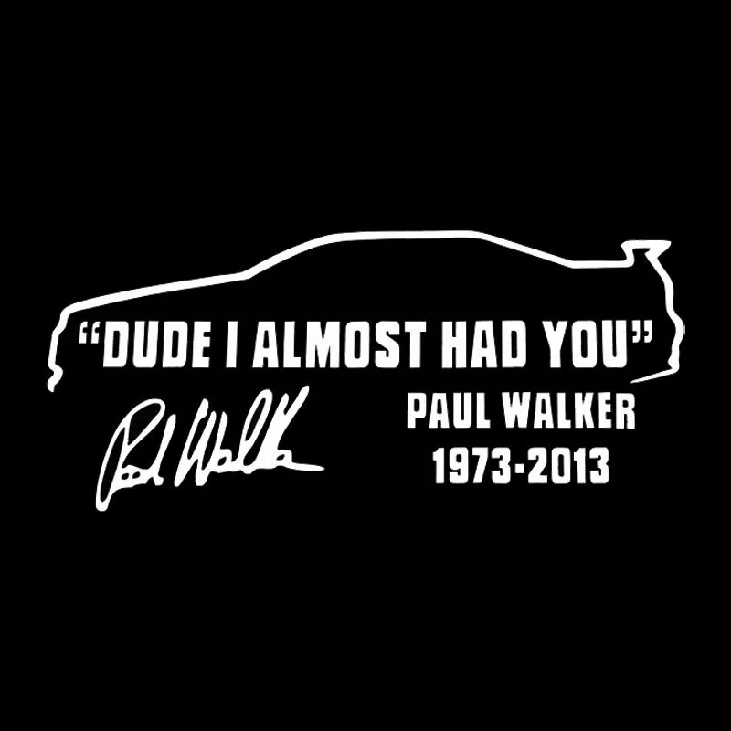 21*9 см модные светоотражающие автомобильные наклейки Paul Signature DUDE I почти у вас Пол