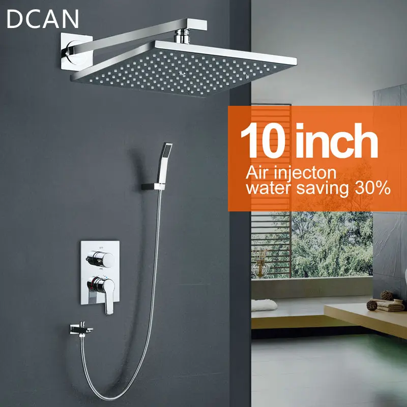 Buy DCAN 10 Inch Air Shower Head Set Booster Saving Water Concealed