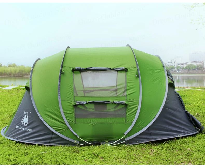 Automático de Velocidade Barraca de Acampamento Prova de Vento Barraca ao ar Grande Lance 3 4 Pessoas Livre Aberto Jogando Pop up Praia à à Prova d' Água Grande Espaço 20 prova de vento à prova dlarge água