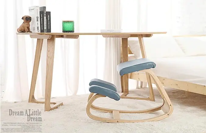 SUFEILE Офисная мебель оригинальный эргономичный ортопедическое кресло стул Эргономичный качалка деревянная на коленях компьютер кресло для