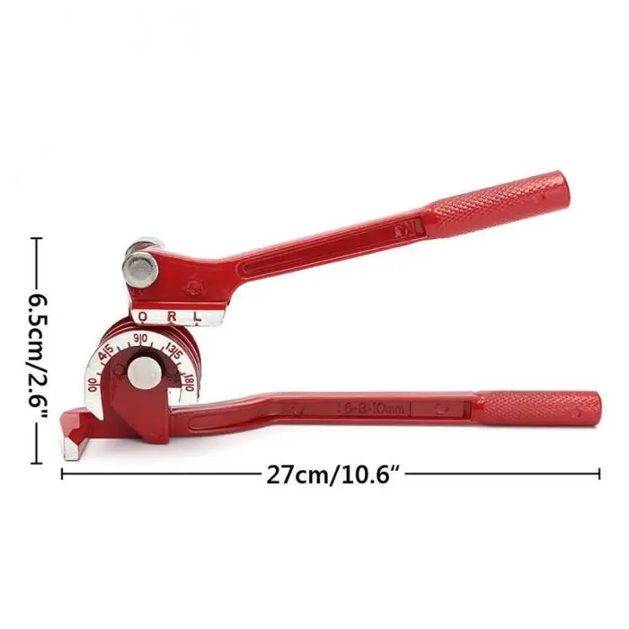 3-in-1 Manual Pipe Bender Aluminum Alloy 180 Degree Pipe Bending Tool TN88