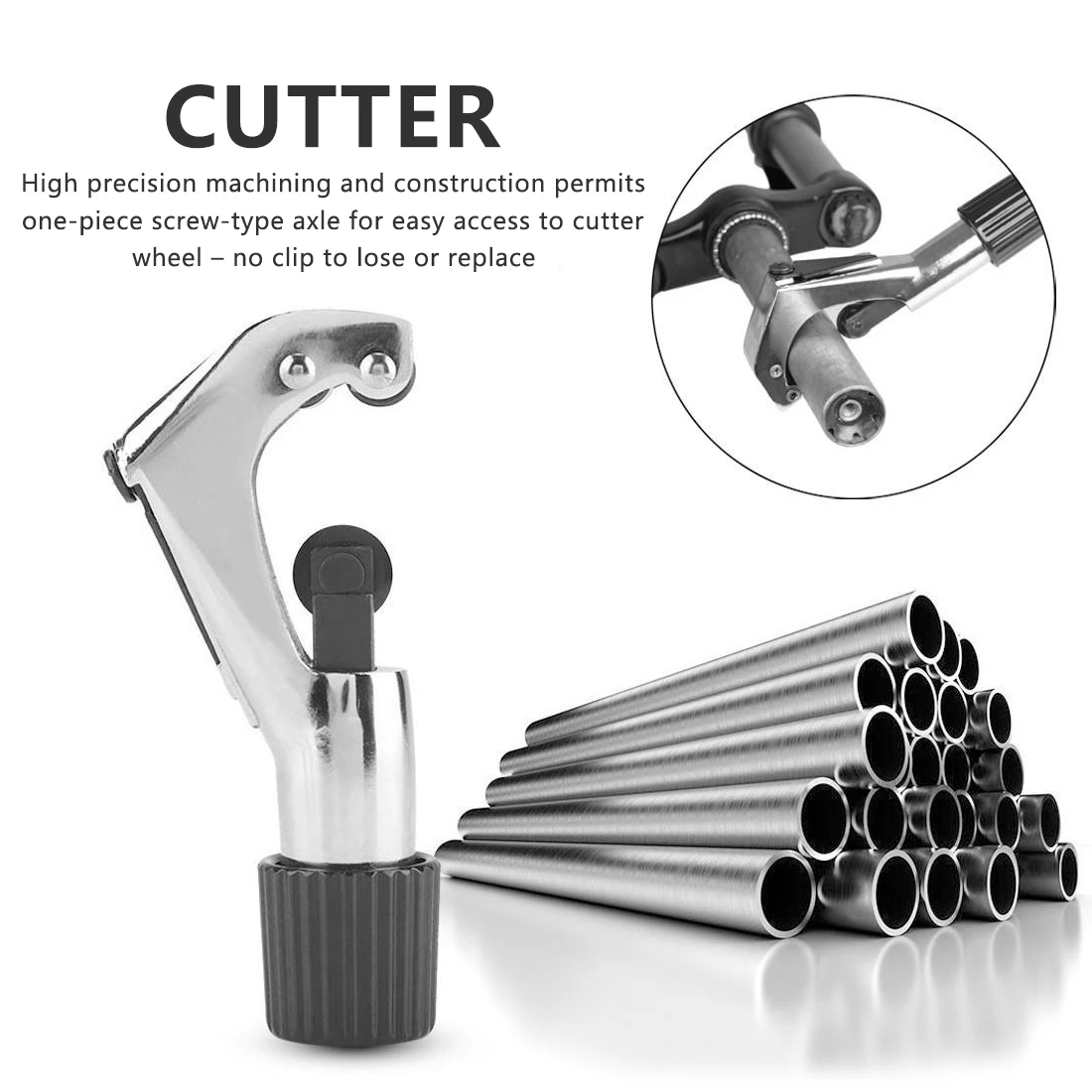 

Durable 6-42mm Pipe Cutter Scissors Aluminum Iron Metal Tube Tubing Slice Cutter Pipe Knife Cut Plumbing Hand Tools