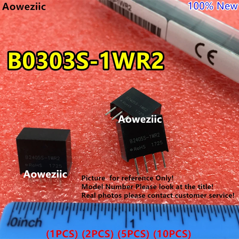 

Aoweziic (1PCS) (2PCS) (5PCS) (10PCS) B0303S-1WR2 New Original SIP4 Input: 3.3V Output: 3.3V 0.3A DC-DC 1.5kV Voltage Isolate