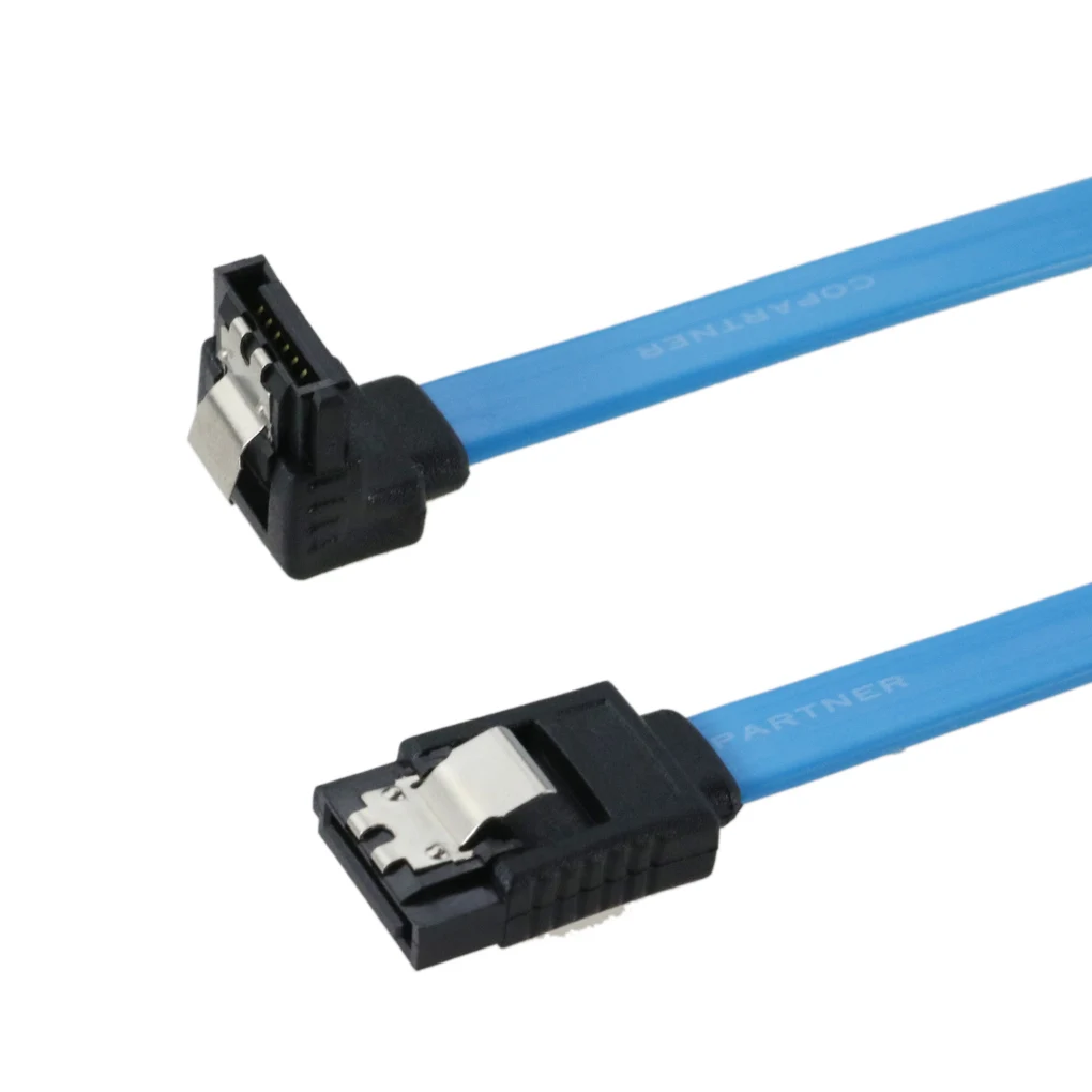 

100CM/50 SATA 3.0 Cable With Latch 6Gbps Cable SATA III SATA 3 Cable Flat Data Cord