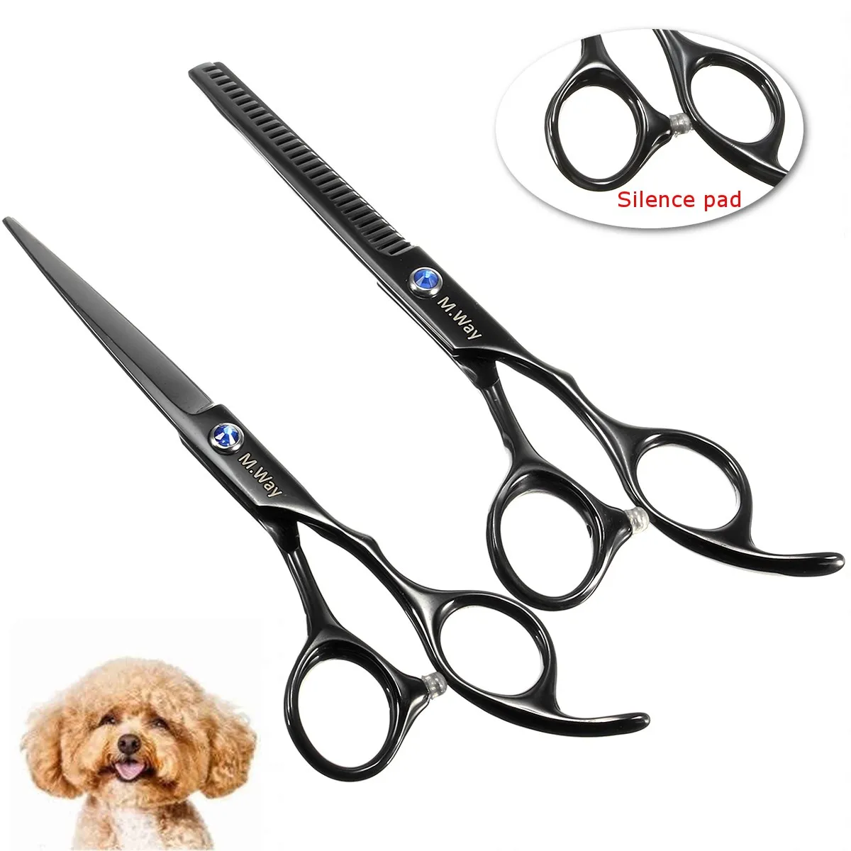 Pet Dogs Cat Professional Grooming Scissors Trimmer Shear Set Pet Puppy ...