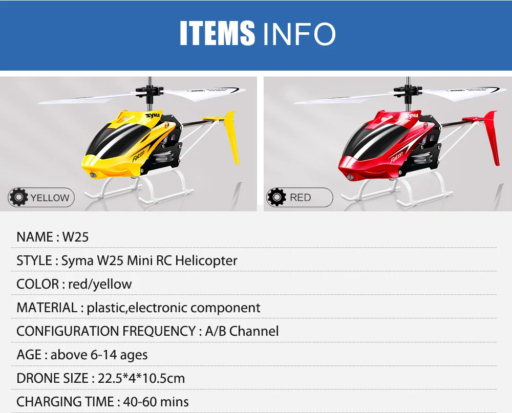 SYMA W25 RC вертолет самолет 2CH Небьющийся пульт дистанционного управления Вертолет Встроенный гироскоп радио мини дроны Крытый ребенок Забавный