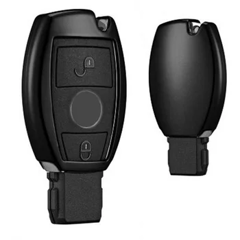 

Car styling Car Key Case Shell Bag Protective Key Ring Chain For Mercedes Benz C Class W205 GLC GLA Car Accessories