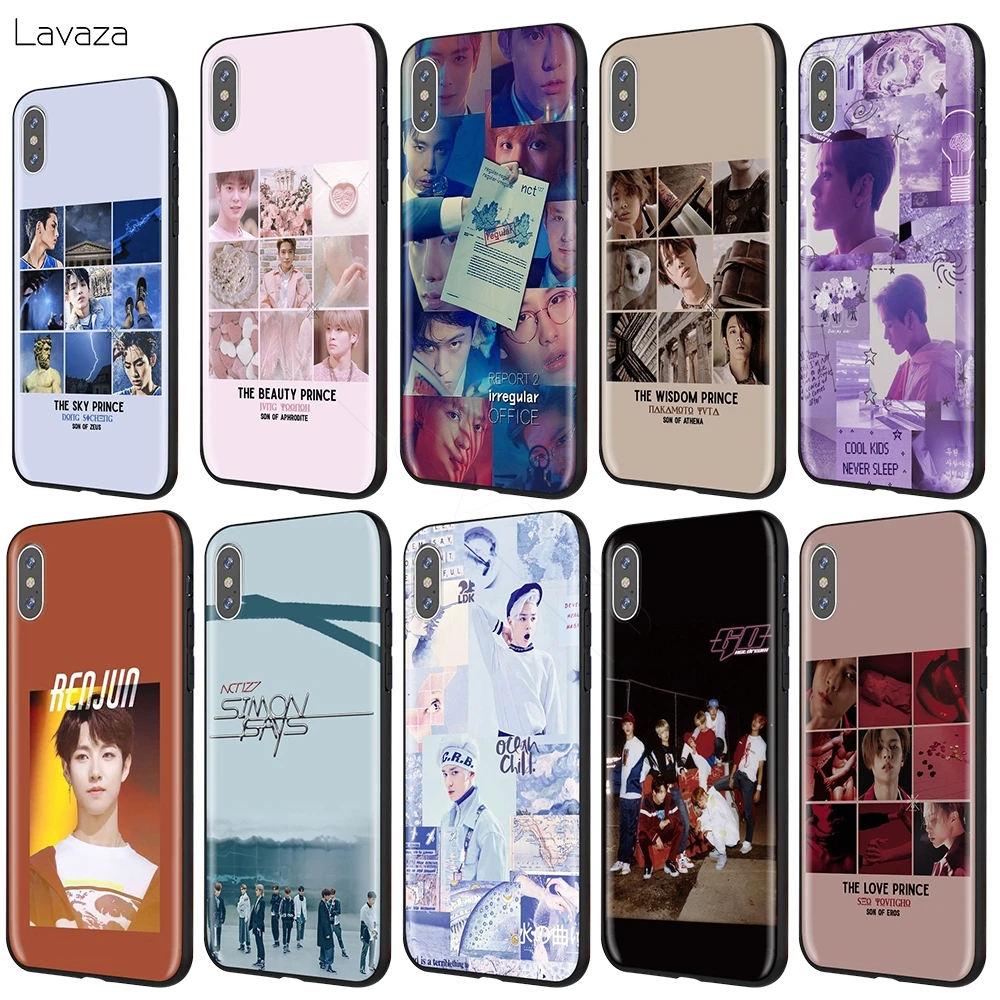 

Lavaza Korean NCT Case for iPhone 11 Pro XS Max XR X 8 7 6 6S Plus 5 5s se