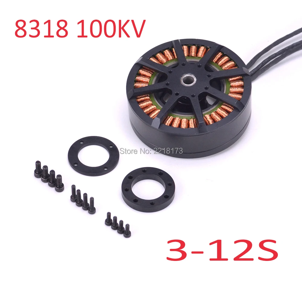 

8318 100KV Brushless Motor Plant Protection Motor 3-12S For multicopter Drone