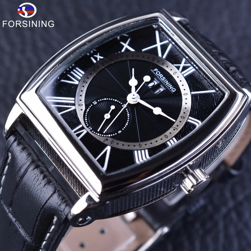 

Forsining Shanghai Luxury Movement Genuine Leather Strap Waterproof Hour Dial Display Mens Automamatic Watches Top Brand Luxury