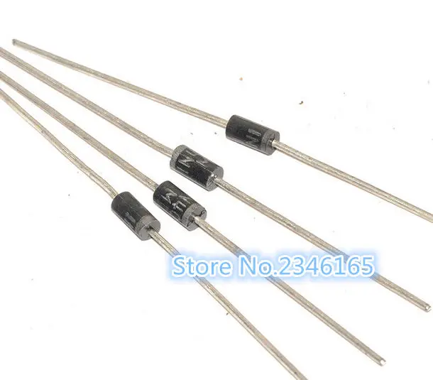 100PCS Rectifier Diode IN4004 1A 400V DO-41 1N4004 | Электронные компоненты и принадлежности