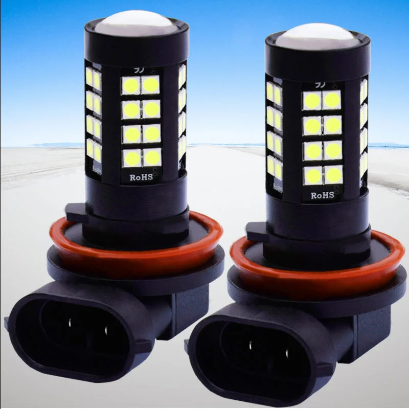 

2PCS H11 H8 H9 9006 HB4 1800LM High Power 3030 LED Car Front Driving Bulb Auto Fog Lights Foglamps White