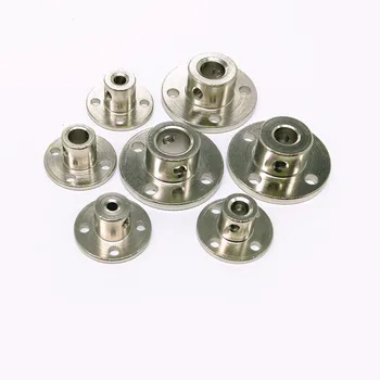 

4PC Metal Flange Coupling High Hardness 3/4/5/6/7/8/10mm Shaft Coupler Optical Axis Bearing for RC Model Car/Boats DIY Parts
