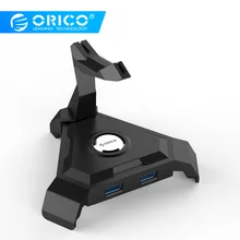 ORICO 4 порта USB3.0 концентратор супер скорость USB зарядное устройство мышь кабель управление сплиттер OTG адаптер с 5V2. 4A зарядное устройство для ноутбука