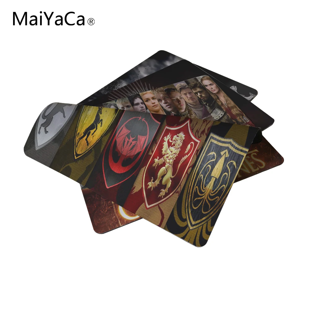 

MaiYaCa Game Of Thronees New Size Mouse Pad Non-Skid Rubber Pad 18*22cm and 25*29cm