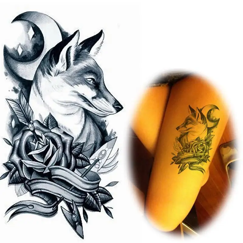 Tzxdbh 21 15 Cm Nouveau Temporaire Tatouage Autocollant Mignon Leopard Loup Tigre Animaux Motif Impermeable A Lart Du Corps Art Faux Tatouage Fantaisie Et Specialty Deguisements Et Accessoires Agri Khoramdareh Ir
