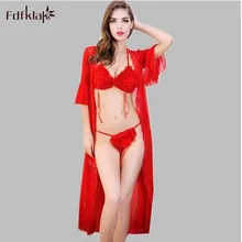 Брендовая сексуальная одежда для женщин 3 шт. банный халат длинные халаты для женщин Мода халат Домашняя одежда для сна халат