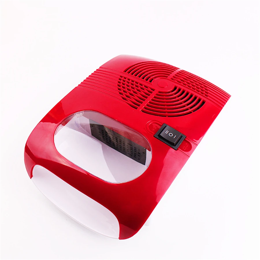 

Professional Air Nail Dryer Fan Blow Dryer Machine for Regular Nail Polish Red EU Plug