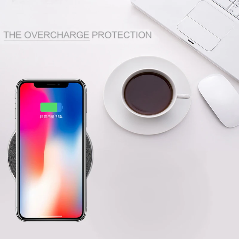 Беспроводное зарядное устройство Qi для Samsung Galaxy S8 Note 9 настольные гаджеты быстрая