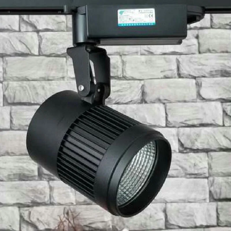 Lâmpada de Parede Levou Faixa Spot Light Holofotes Led Rastreamento Ac110v - 240 v Luz Noverty 30 w 40 50 Cob 7 Cheap Iluminação do percurso