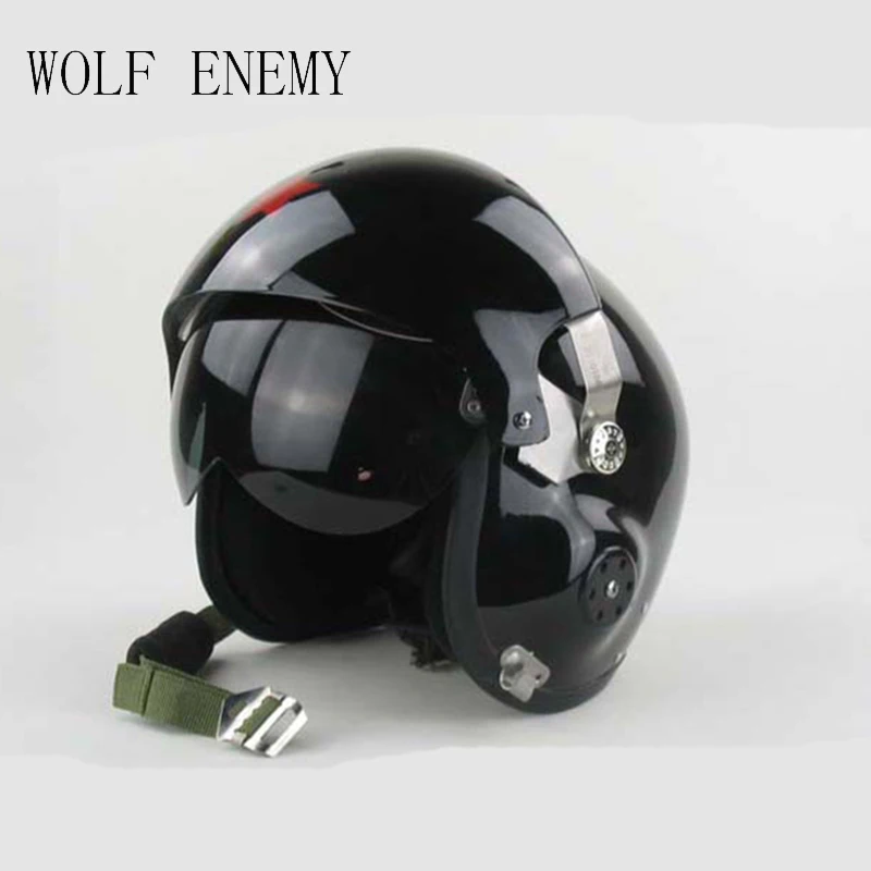 

New Motorcycle/Scooter helmet & Air Force Jet PILOT Flight helmet Matte Blacks