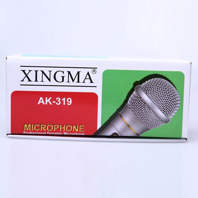 Другое XINGMA AK-319 профессиональный караоке динамический микрофон Проводные ручные микрофоны микрофон для KTV звук Студия Аудио запись голоса - Цвет: Другое
