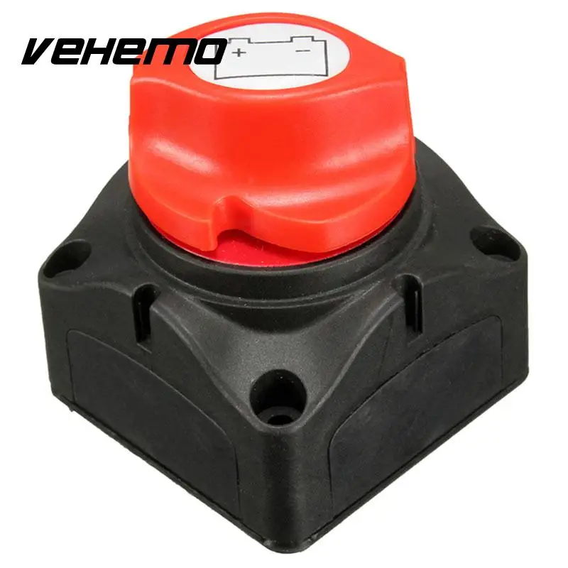 Vehemo Marine Yacht Knob font b Battery b font Rotary Isolator Cut Off Power Kill Switch