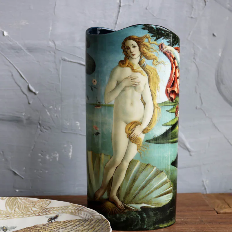 Рождение Венеры керамическая всемирно известная картина Botticelli узор с вазой