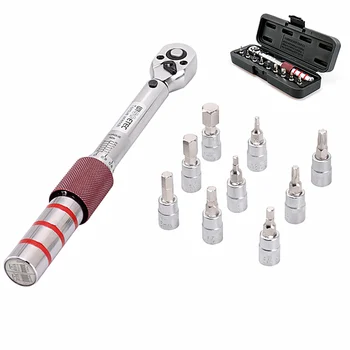 

2-15NM Bicycle Torque Wrench Set Repair Tools Bike Mechanical Kit Outdoor Accessories