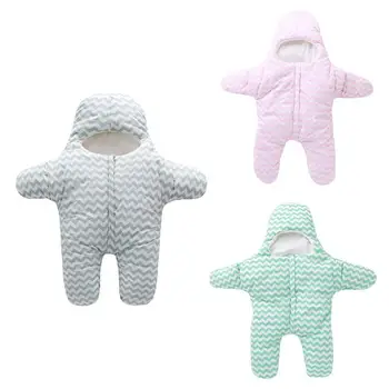 

Baby Sea Star Stripe Sleeping Bag Newborn Infants Winter Warm Stroller Swaddle Wrap Covers Baby Sleeping Quilt Props