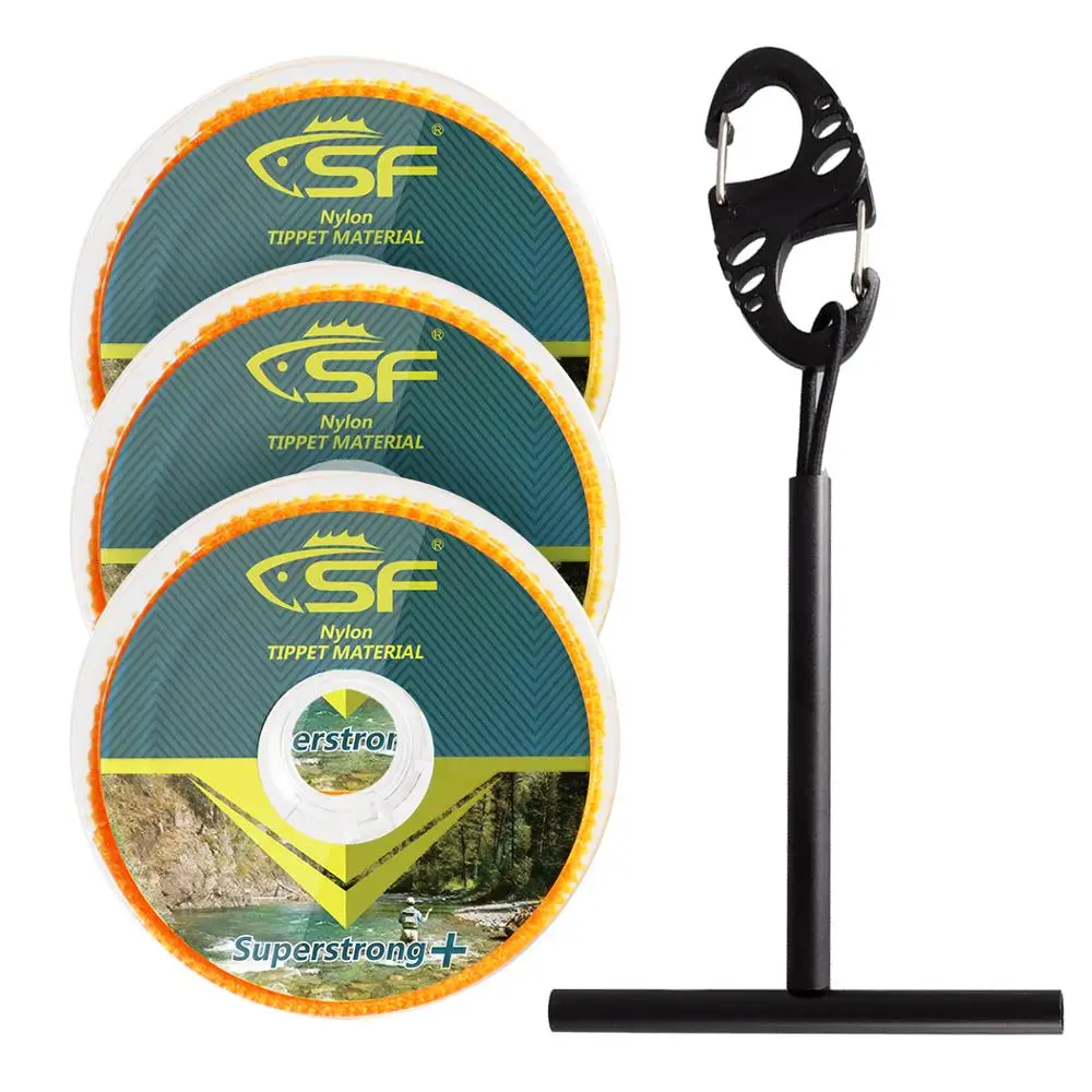 

SF Clear Nylon 3X Tippet Line with Tippet Holder