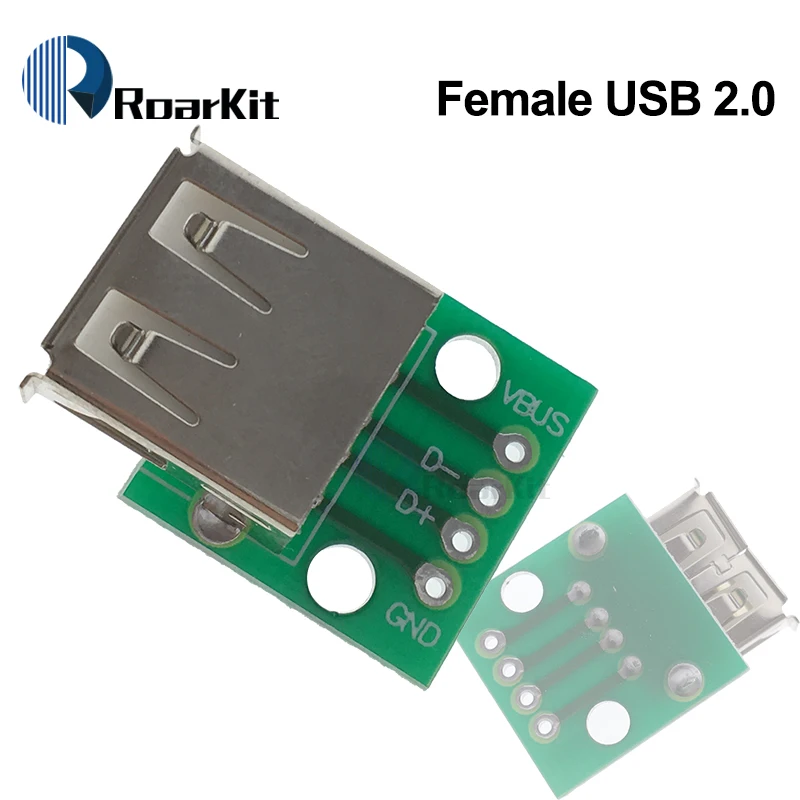 USB разъем/MINI MICRO USB Для DIP адаптера платы 2,54 мм 5pin Разъем b type-C USB2.0 3,0 женский PCB конвертер