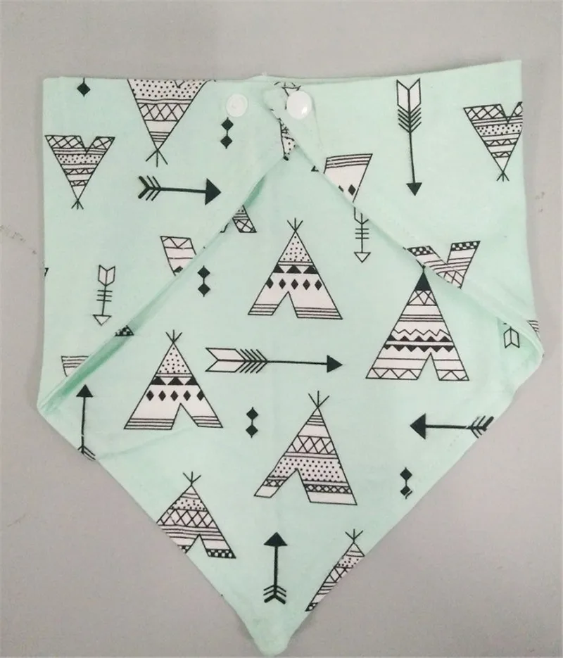 Двойной хлопок детские нагрудники для мальчиков девочек прекрасный Отрыжка Полотна Детские треугольное полотенце бандана-нагрудник