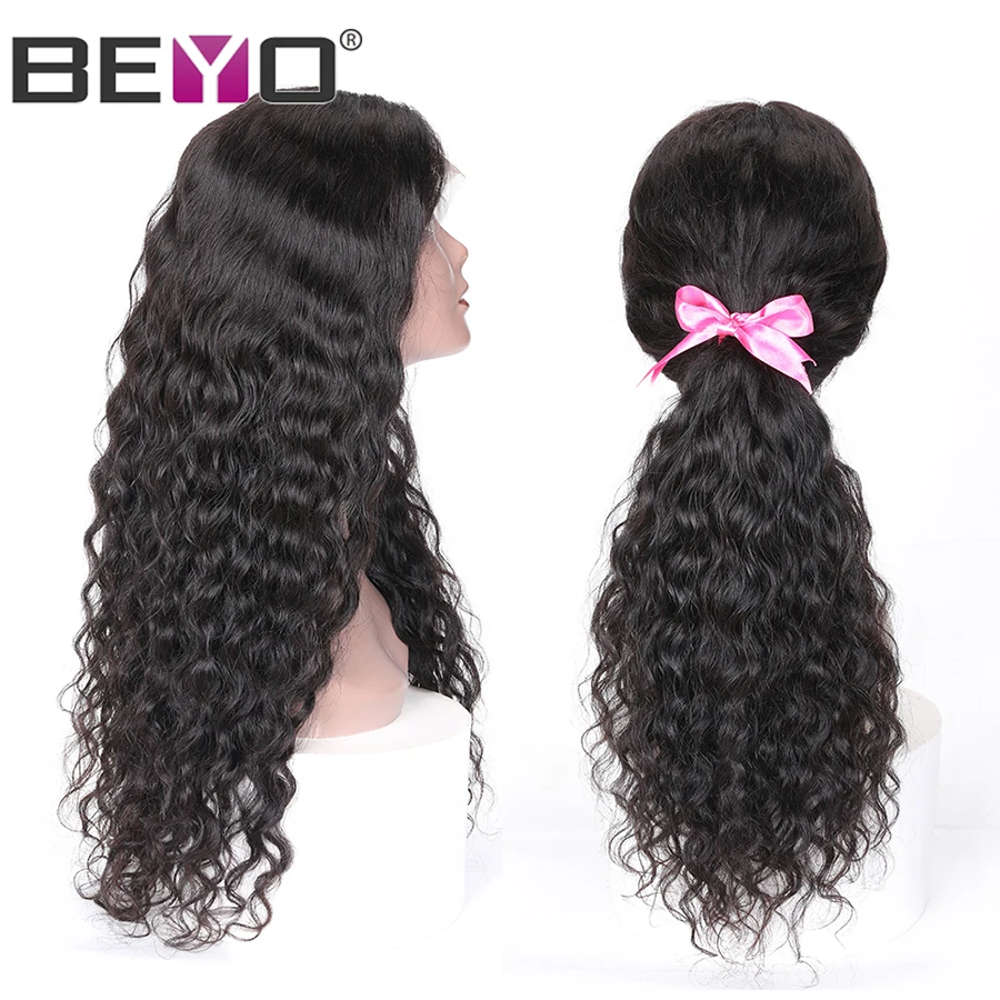 

13x6 Lace Front Wig Brazilian Natural Wave Human Hair Wigs For Black Women 150% Density Lace Frontal Wig BeYo Remy Lace Wigs