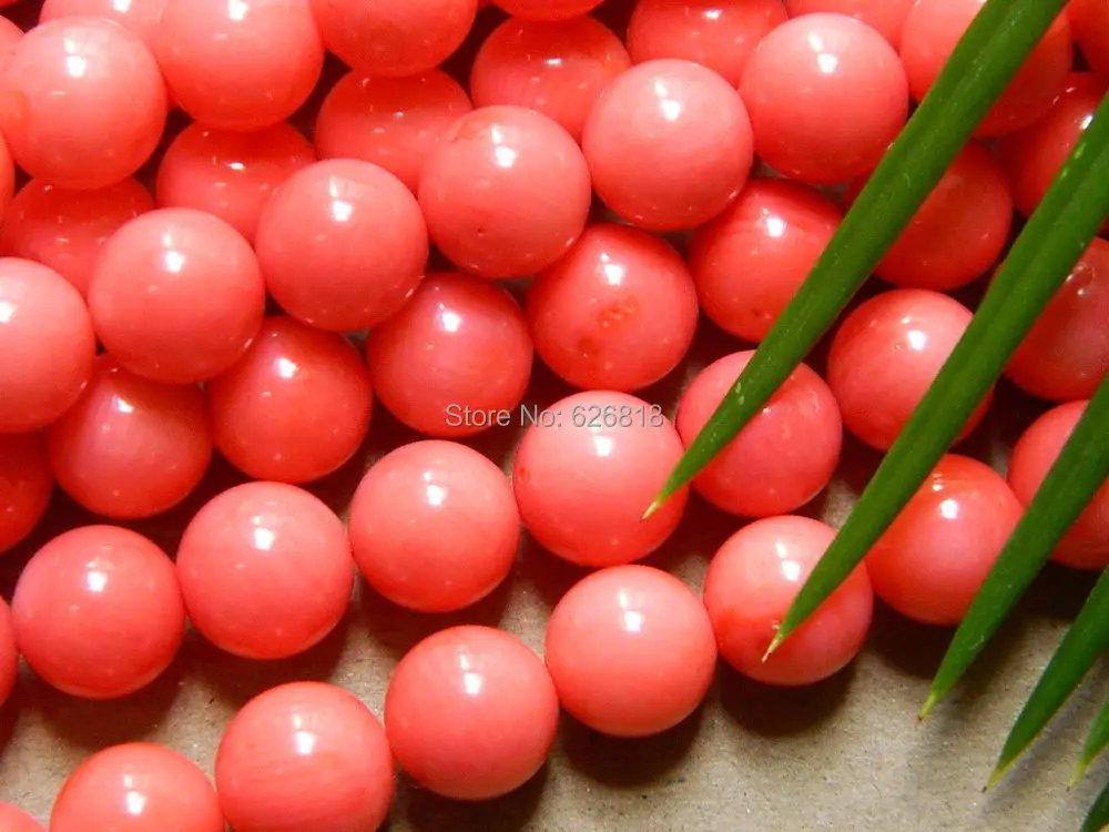 Coral loose beads round 10mm,40pcs,32rmb,pink.JPG