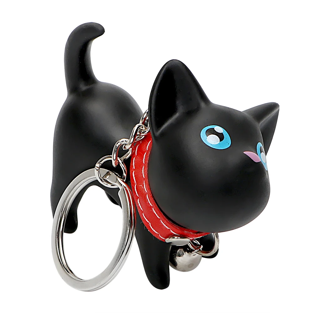 

Auto Interior Accessories Keyfob Animal Dolls Keyring Lovely Key Chain Keychain Car Key Ring Birthday Gift Cute Cat Decoration